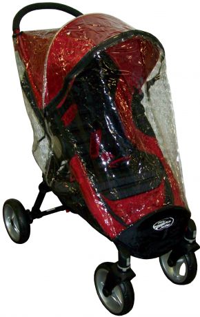 Baby Jogger (ВО91051) - дождевик для колясок Baby Jogger City Mini Single 4Weel (Transparent)
