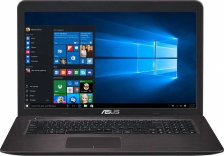 Ноутбук Asus X756UA 17.3" Intel Core i5-6200U 2.3Ghz, 8Gb, 1Tb HDD (90NB0A01-M00410) Black