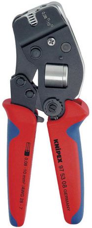 Knipex KN-975308 - обжимник ручной (Red/Blue)