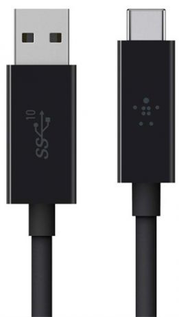 Belkin USB-A 3.1 to USB-C (F2CU029bt1M-BLK) - кабель-переходник (Black)
