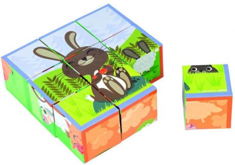 Кубики Janod Животные фермы (J02989)