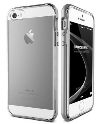 Verus Crystal Bumper (904499) - чехол для iPhone SE/5S (Silver)