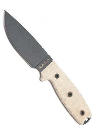 Ontario RAT-3 (ONT/8630) - нож с фиксированным лезвием (Beige)