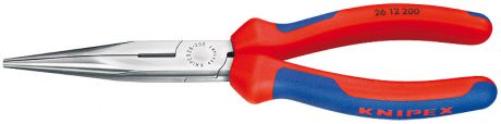 Knipex KN-2612200 - длинногубцы с резцом (Red/Blue)