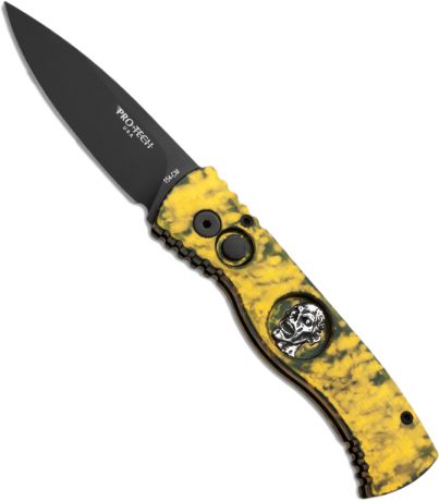 PRO-TECH TR-2 (PR/TR-2 Splash Zombi/BL) - автоматический складной нож (Yellow)