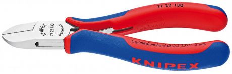 Knipex KN-7722130 - бокорезы для электроники (Red/Blue)