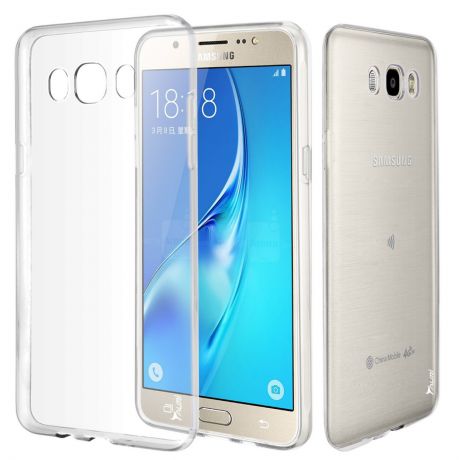 Чехол силиконовый для Samsung Galaxy J7 (2016) SM-J710F/DS (Прозрачный)