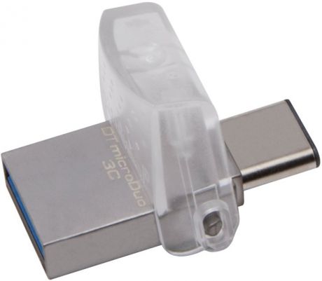 Kingston (DTDUO3C/32GB) 32Gb DataTraveler microDuo 3C USB/USB Type-C OTG Black