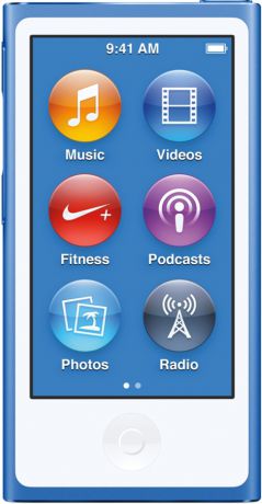 Apple iPod Nano 16Gb Blue (MKN02RU/A)