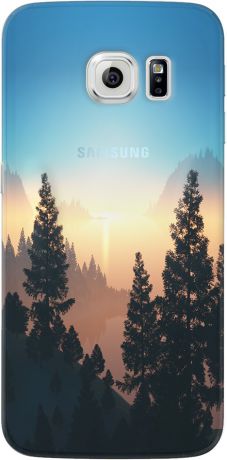 Deppa Art case для Samsung Galaxy S7 Nature-Озеро прозрачный