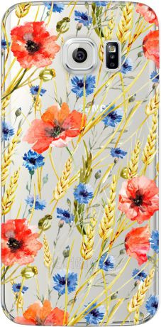 Deppa Art case для Samsung Galaxy S7 Flowers-Пшеница прозрачный