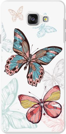 Deppa для Samsung Galaxy A7 2016 Pastel-Бабочки прозрачный