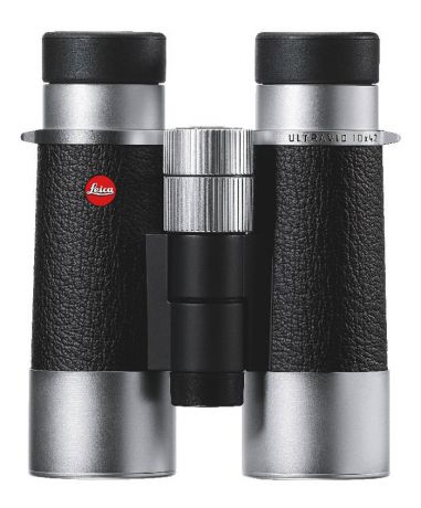 Бинокль Leica SilverLine 10x42, кожа, серебристый корпус