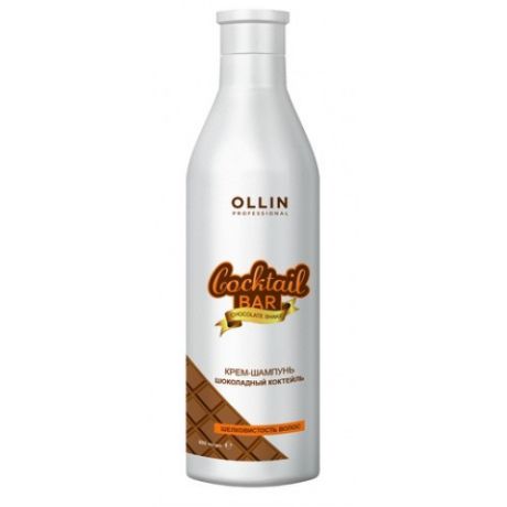 Ollin Professional Cocktail BAR Крем-шампунь "Шоколадный коктейль" Шелковистость волос
