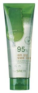 Saem Aloe Гель с алоэ универсальный увлажняющий  Jeju Fresh Aloe Soothing Gel 95%_Tube