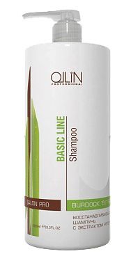 Ollin Professional BASIC LINE Шампунь восстанавливающий с экстрактом репейника