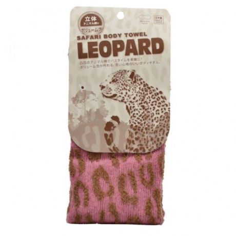 MARNA Мочалка с ребристой текстурой "Леопард"