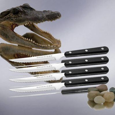 Набор из 4-х ножей для стейков Hatamoto T-Rex 1202