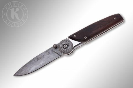 Складной нож из дамаска Байкер-2, Кизляр