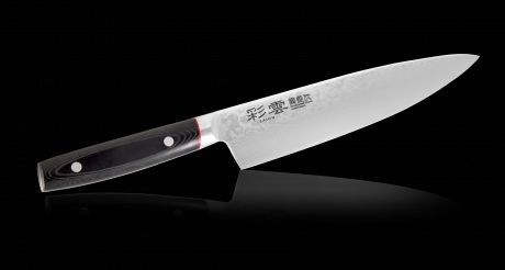 Нож Шефа Kanetsugu Saiun Damascus 200 мм, сталь VG-10