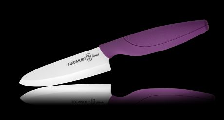 Керамический нож Шефа Hatamoto Home, 150мм, фиолетовый