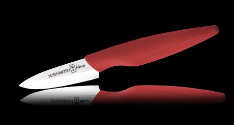 Керамический нож Hatamoto Home, 70мм, красный