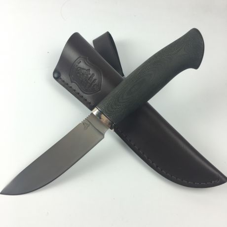 Нож Скинер, M390, мельхиор, микарта
