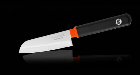 Нож для чистки овощей Special series 100 мм, сталь AUS-8, черный