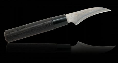 Нож для чистки овощей ZEN Black 70 мм, сталь VG-10