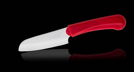 Нож для чистки овощей Special series 95 мм, сталь AUS-8, красный