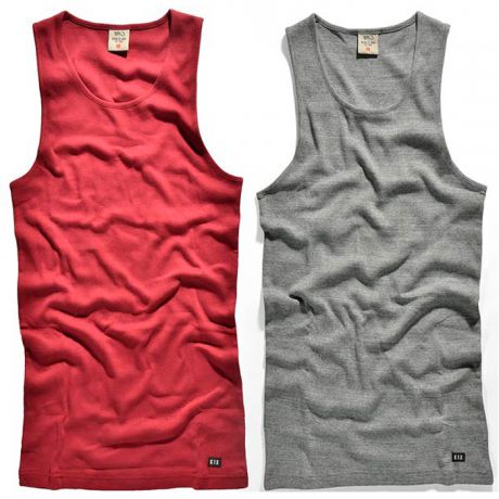 K1X K1X AUTHENTIC DOUBLE IMPACT WIFEBEATER