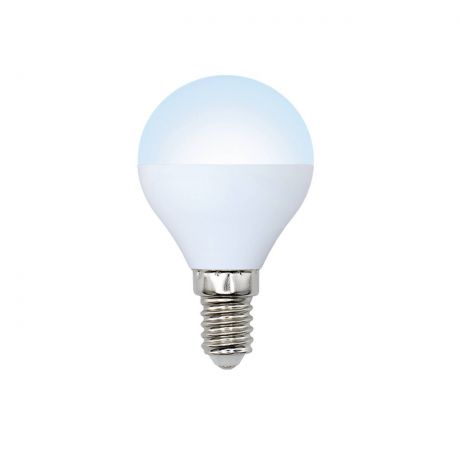 Лампа светодиодная (10215) E14 6W 4500K шар матовый LED-G45-6W/NW/E14/FR/O