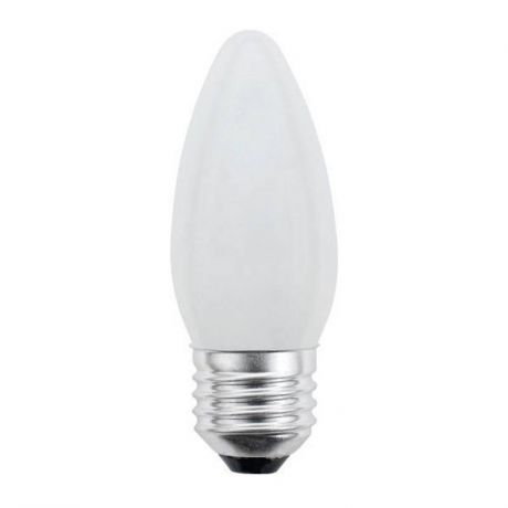 Лампа накаливания (01829) E27 60W свеча матовая IL-C35-FR-60/E27
