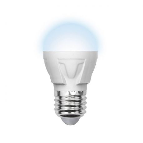 Лампа светодиодная (09456) E27 6W 4500K шар матовый LED-G45-6W/NW/E27/FR/S