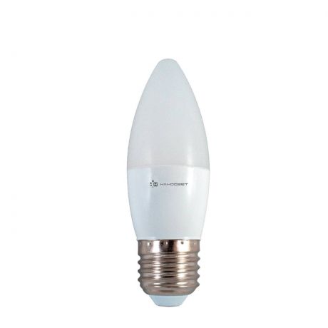 Лампа светодиодная E27 6W 2700K свеча матовая LE-CD-6/E27/827 L252