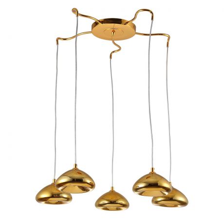 Подвесная люстра Luce Solara Moderno 3722/5S Gold