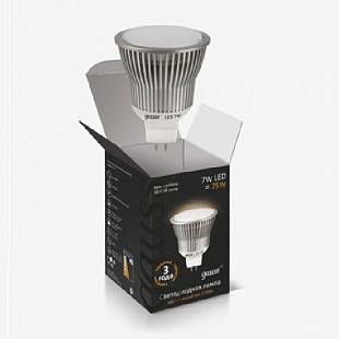 Лампа светодиодная GU5.3 7W 4100K софит матовый EB101105207