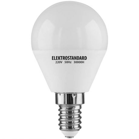 Лампа светодиодная Classic SMD E14 5W 6500K шар матовый 4690389054846