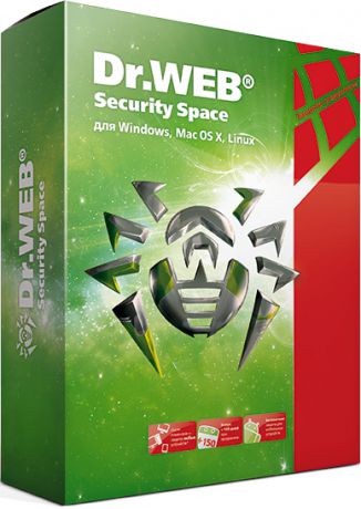 Dr.Web Security Space (2 ПК + 2 моб. устр./ 6 месяцев)  (Цифровая версия)