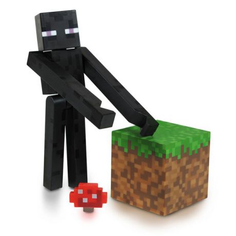 Фигурка Minecraft  Core Enderman с аксессуарами (6 см)