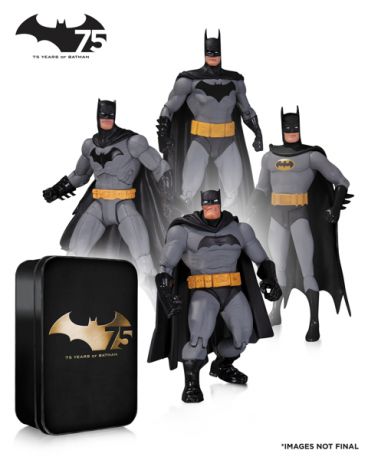 Набор фигурок Batman. 75th Anniversary №2. 4 в 1 (17 см)