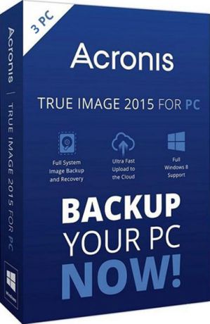 Acronis True Image 2015 (3 лицензии) (Цифровая версия)