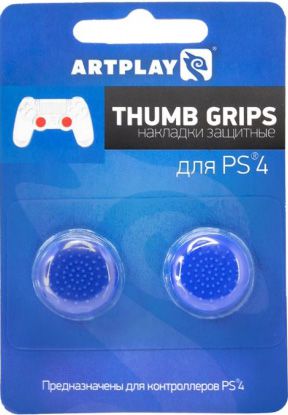 Защитные накладки Artplays Thumb Grips для геймпада Dualshock 4 (2 шт., синие)