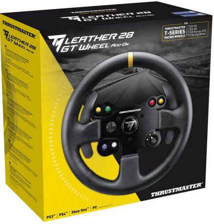Съемное рулевое колесо Thrustmaster TM Leather 28GT Wheel Add-On для PS4 / PS3 / PC / Xbox One