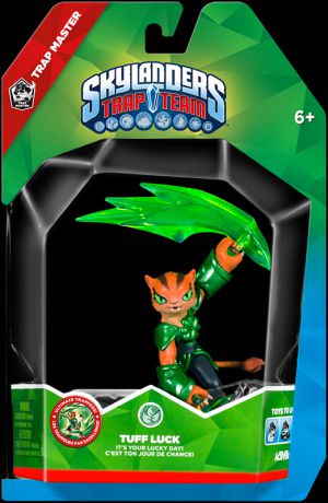 Skylanders Trap Team. Интерактивная фигурка. Мастер ловушек Tuff Luck (стихия Life)