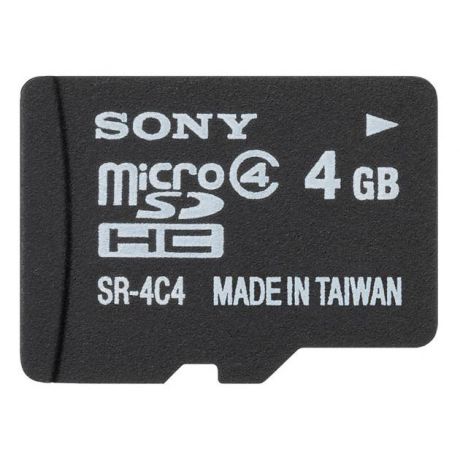 Sony Sony microSDHC 4Гб SR4A4 microSDHC, 4Гб, Class 4