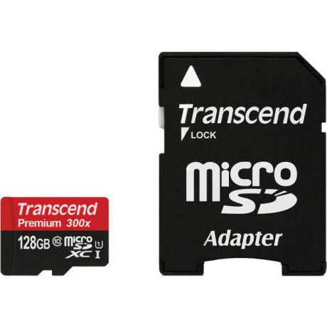 Transcend Transcend TS128GUSDU1 microSDXC, 128Гб, Class 10