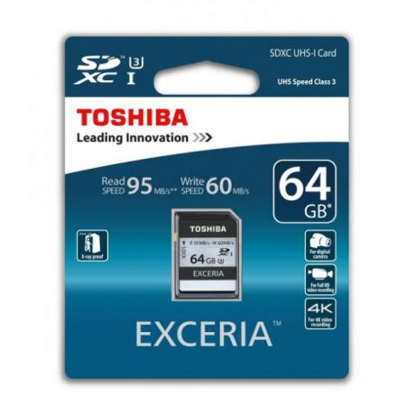 Toshiba Toshiba SD-X64UHS1 SDXC, 64Гб, Class 3