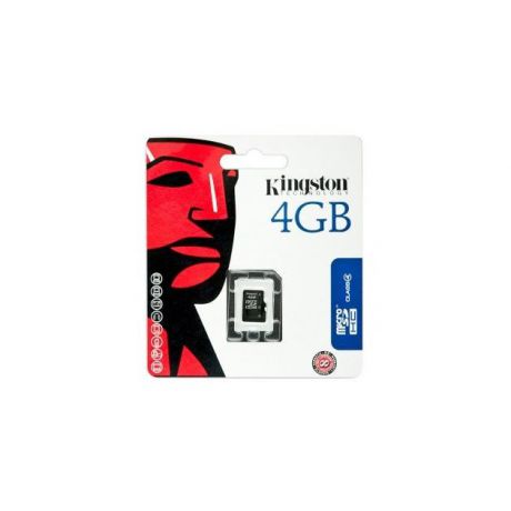 Kingston Kingston SDC4/4GBSP microSD, 4Гб, Class 4