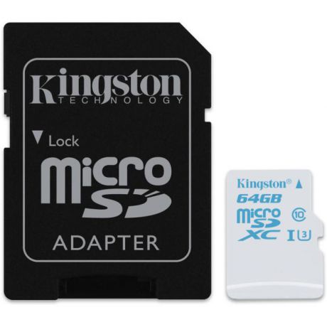 Kingston Kingston 368874 microSDHC, 64Гб, Class 10